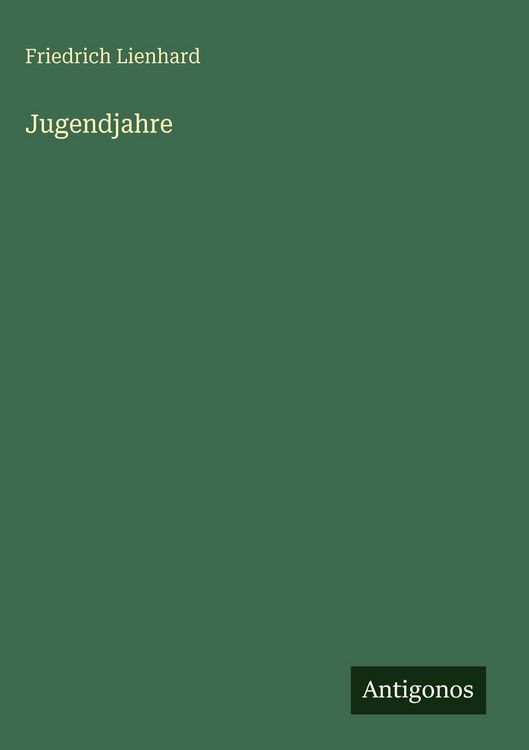 Produktbild: Jugendjahre