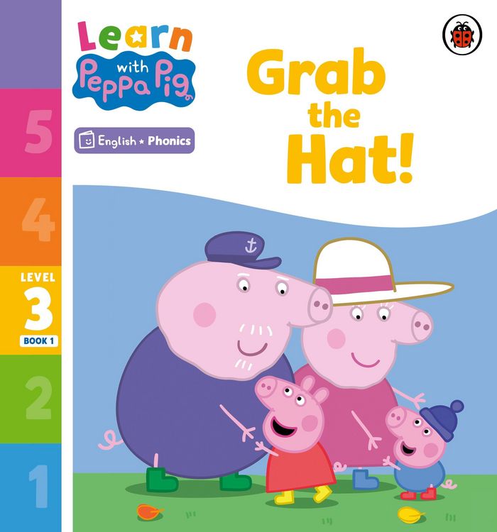 Produktbild: Learn with Peppa Phonics Level 3 Book 1 - Grab the Hat! (Phonics Reader)