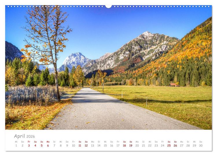 Produktbild: Tirol - Herbst am Achensee (Wandkalender 2026 DIN A2 quer), CALVENDO Monatskalender