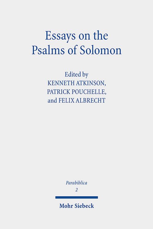 Produktbild: Essays on the Psalms of Solomon