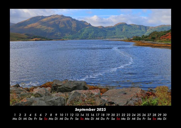 Produktbild: Landschaftskalender 2025 Fotokalender DIN A3