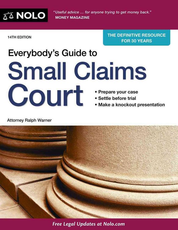 Produktbild: Everybody's Guide to Small Claims Court