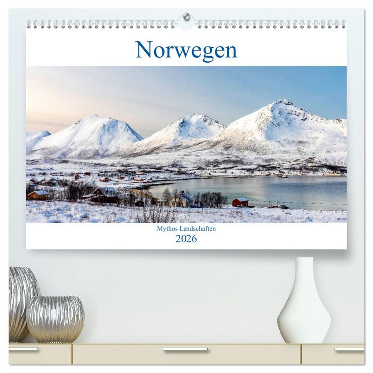 Produktbild: Norwegen - Mythos Landschaften (hochwertiger Premium Wandkalender 2026 DIN A2 quer), Kunstdruck in Hochglanz