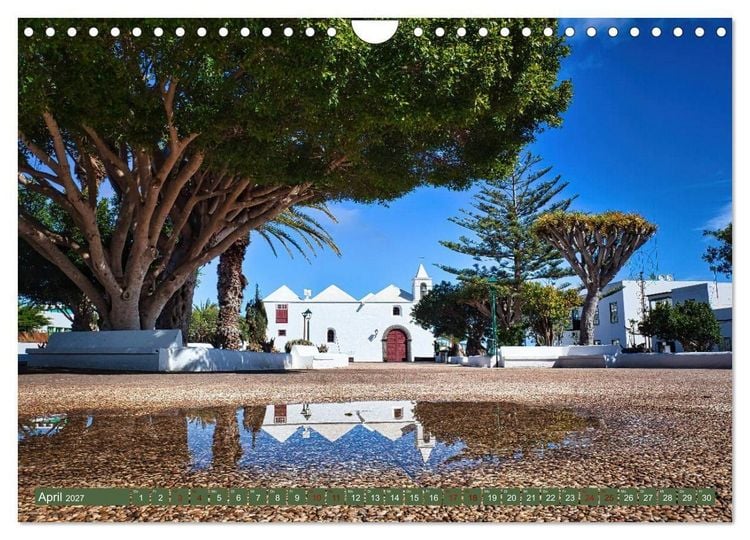 Produktbild: Idyllische Vulkaninsel Lanzarote (Wandkalender 2027 DIN A4 quer), CALVENDO Monatskalender