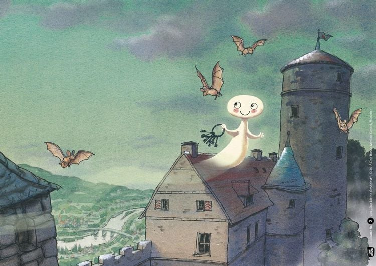 Produktbild: Das kleine Gespenst. Tohuwabohu auf Burg Eulenstein. Kamishibai Bildkartenset
