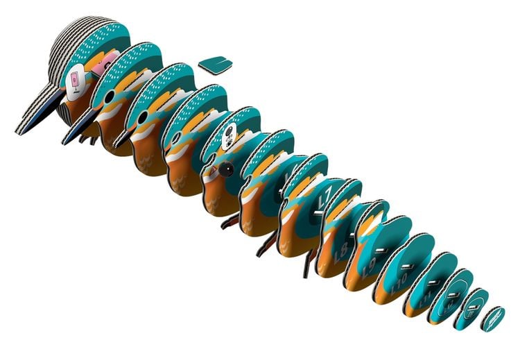 Produktbild: EUGY - 3D Bastelset Eisvogel