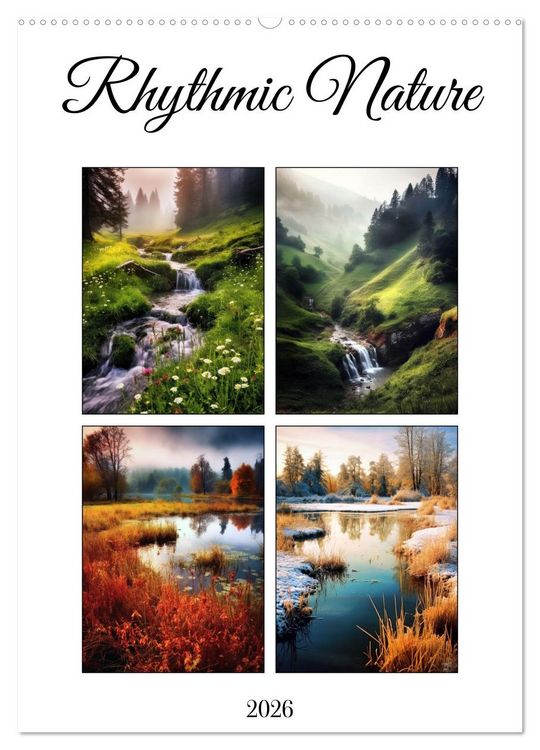 Produktbild: Rhythmic Nature (Wall Calendar 2026 DIN A2 portrait), CALVENDO 12 Month Wall Calendar