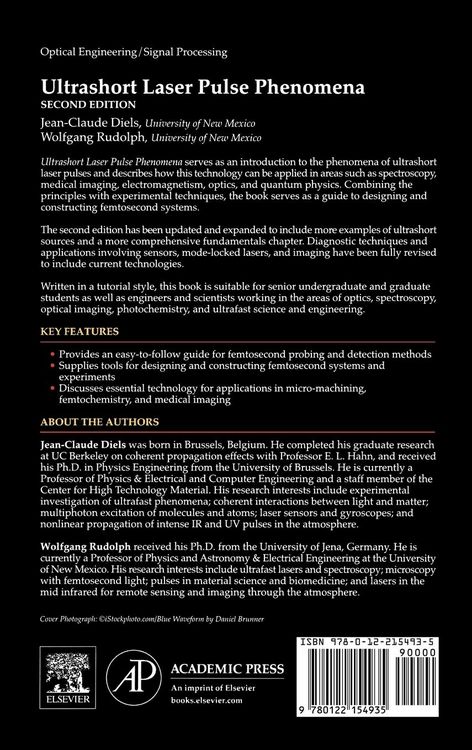 Produktbild: Ultrashort Laser Pulse Phenomena