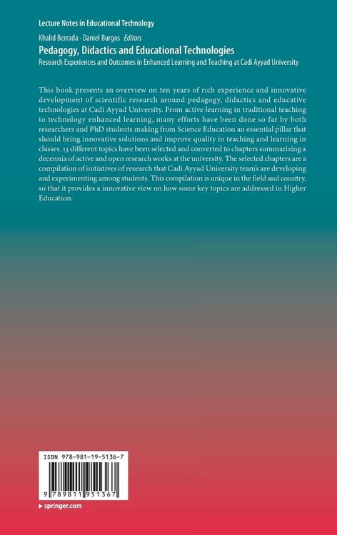 Produktbild: Pedagogy, Didactics and Educational Technologies