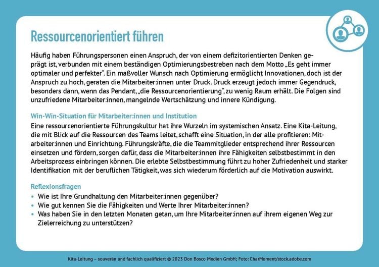 Produktbild: Kita-Leitung &ndash; souver&auml;n und fachlich qualifiziert