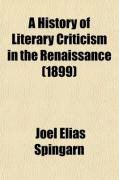 Produktbild: A History of Literary Criticism in the Renaissance