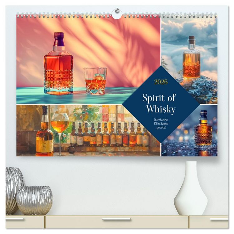 Produktbild: Spirit of Whisky (hochwertiger Premium Wandkalender 2026 DIN A2 quer), Kunstdruck in Hochglanz