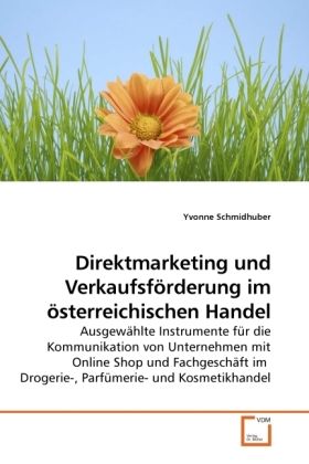 Produktbild: Schmidhuber, Y: Direktmarketing und Verkaufsf&ouml;rderung im &ouml;st
