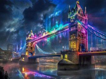 Produktbild: CALVENDO Puzzle Tower Bridge, London | 2000 Teile Lege-Gr&ouml;&szlig;e 90x67cm Foto-Puzzle f&uuml;r gl&uuml;ckliche Stunden