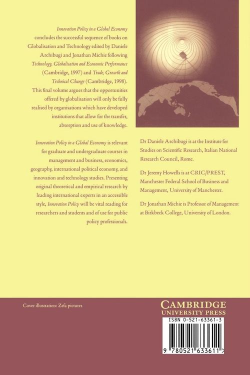 Produktbild: Innovation Policy in a Global Economy