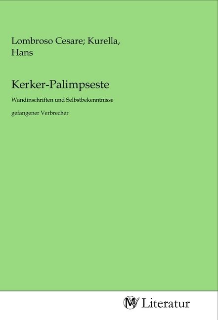 Produktbild: Kerker-Palimpseste