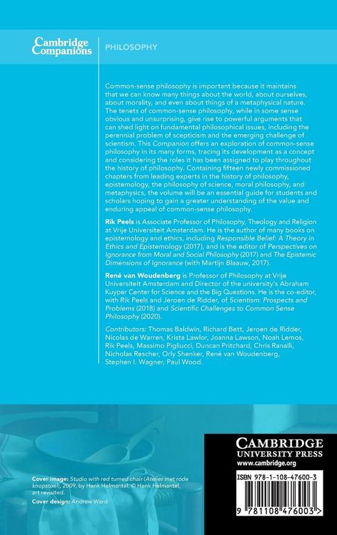 Produktbild: The Cambridge Companion to Common-Sense Philosophy