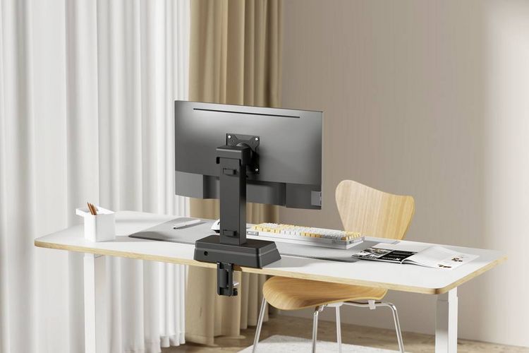 Produktbild: SpeaKa Professional SP-EMS-200 Monitor-Standfu&szlig; 1 Display(s) 43,2 cm (17") - 81,3 cm (32") Motorisiert, H&ouml;henverstellbar, Hochformat, Querformat