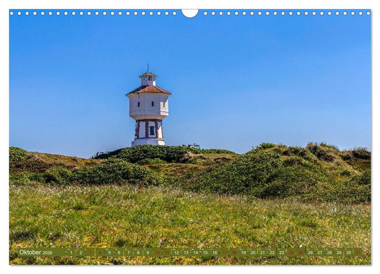 Produktbild: Inselliebe Langeoog (Wandkalender 2026 DIN A3 quer), CALVENDO Monatskalender