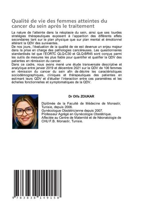 Produktbild: Qualit&eacute; de vie des femmes atteintes du cancer du sein apr&egrave;s le traitement