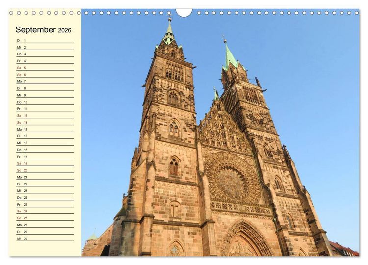 Produktbild: N&uuml;rnbergs Altstadt erleben (Wandkalender 2026 DIN A3 quer), CALVENDO Monatskalender