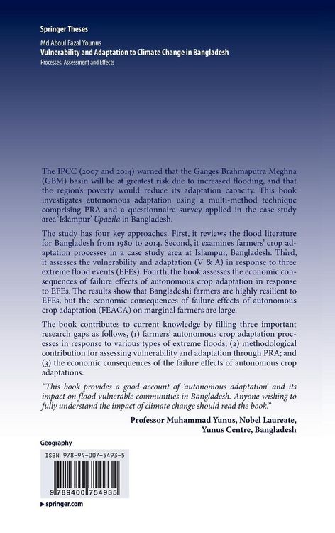 Produktbild: Vulnerability and Adaptation to Climate Change in Bangladesh