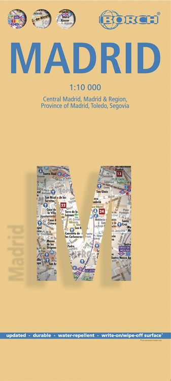 Produktbild: Madrid, Borch Map
