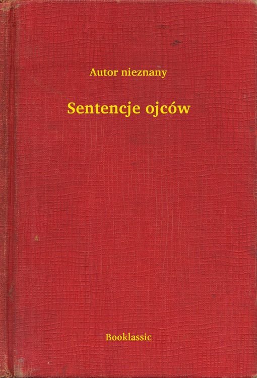 Produktbild: Sentencje ojc&oacute;w