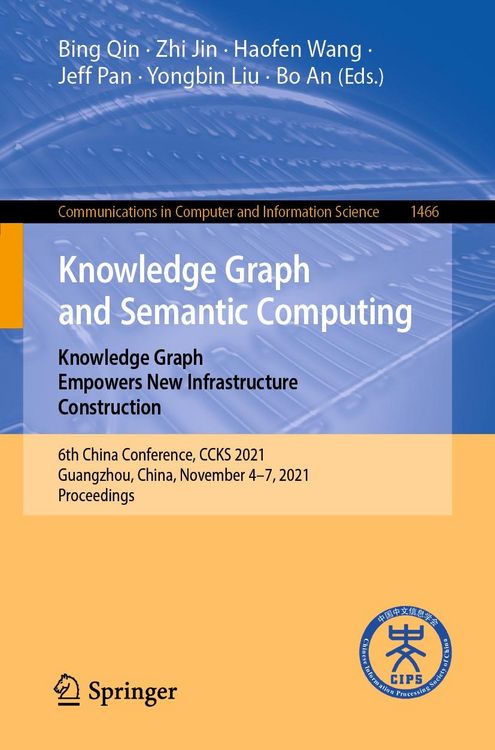 Produktbild: Knowledge Graph and Semantic Computing: Knowledge Graph Empowers New Infrastructure Construction