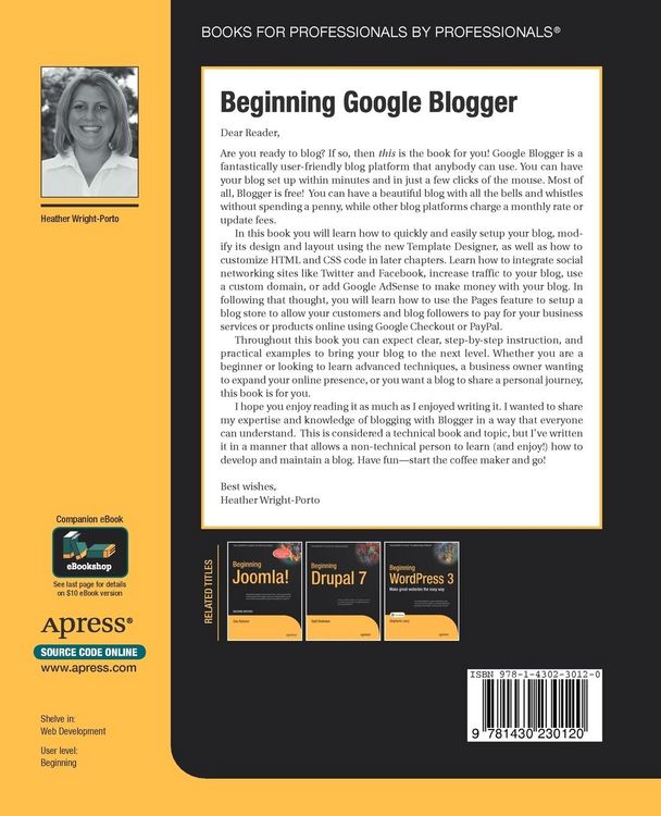 Produktbild: Beginning Google Blogger