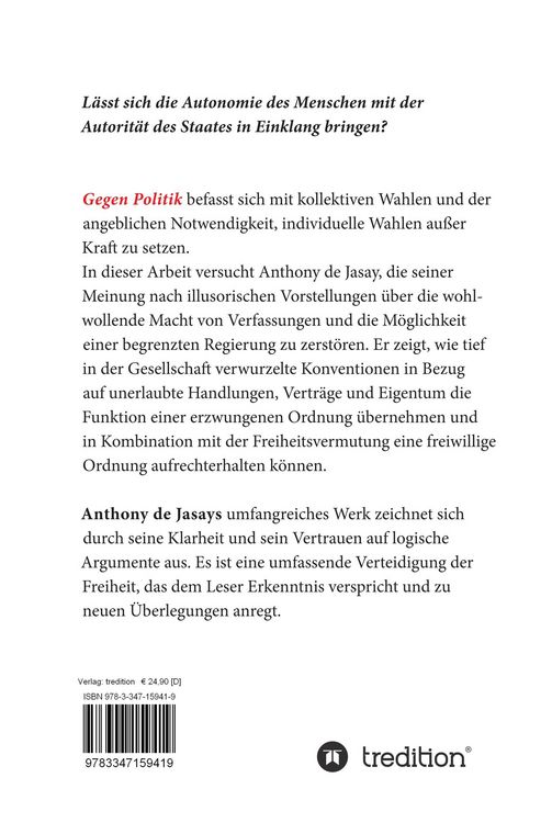 Produktbild: Gegen Politik
