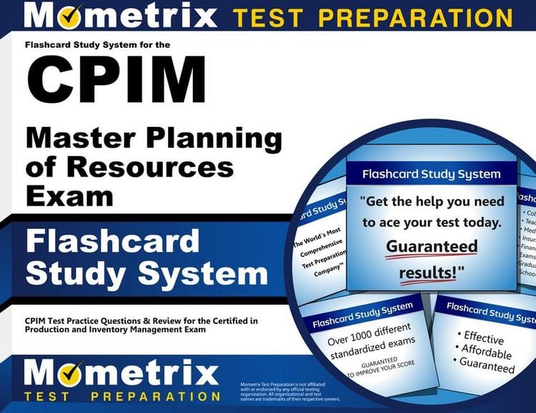 Produktbild: Flashcard Study System for the Cpim Master Planning of Resources Exam