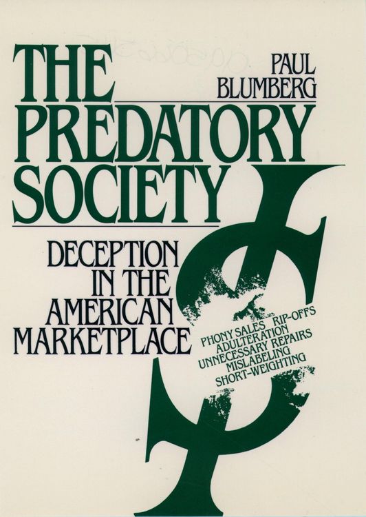 Produktbild: The Predatory Society