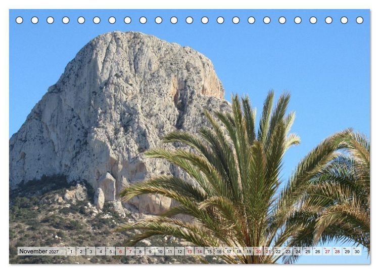 Produktbild: Calpe - Erholung am Mittelmeer (Tischkalender 2027 DIN A5 quer), CALVENDO Monatskalender