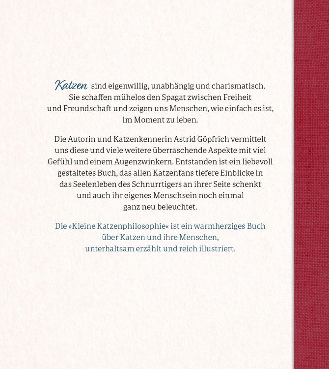 Produktbild: Kleine Katzenphilosophie