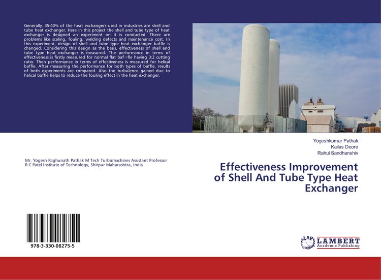 Produktbild: Effectiveness Improvement of Shell And Tube Type Heat Exchanger