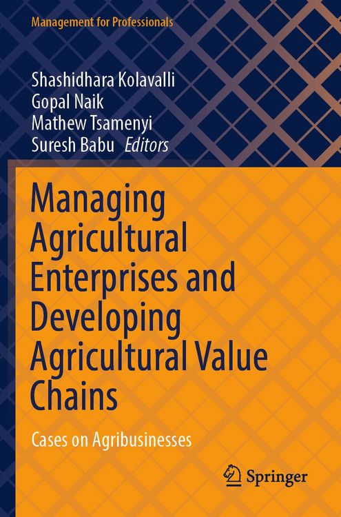 Produktbild: Managing Agricultural Enterprises and Developing Agricultural Value Chains