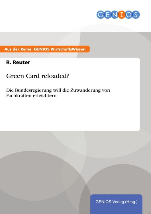 Produktbild: Green Card reloaded?
