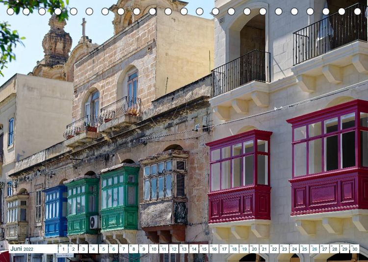 Produktbild: Malerisches Malta - Idylle im Mittelmeer (Tischkalender 2022 DIN A5 quer)