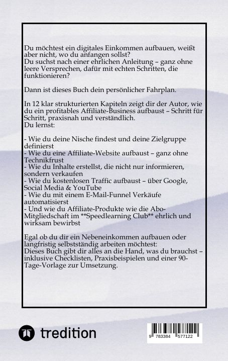 Produktbild: Affiliate Marketing Meisterplan