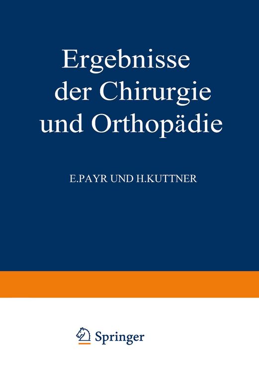 Produktbild: Ergebnisse der Chirurgie und Orthop&auml;die