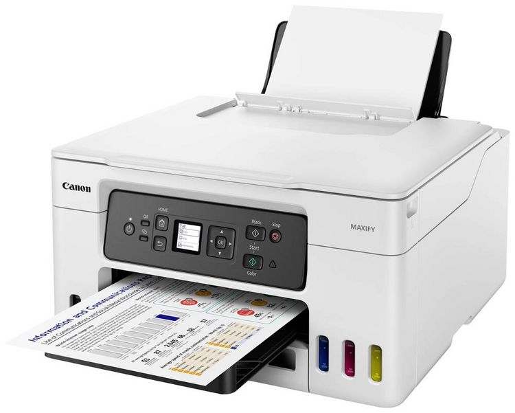 Produktbild: Canon MAXIFY GX3050 Multifunktionsdrucker Tintenstrahl Farbe A4 Drucker, Scanner, Kopierer Duplex, Tintentank-System, WLAN