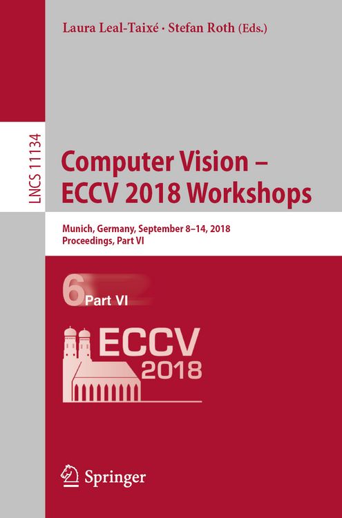 Produktbild: Computer Vision &ndash; ECCV 2018 Workshops