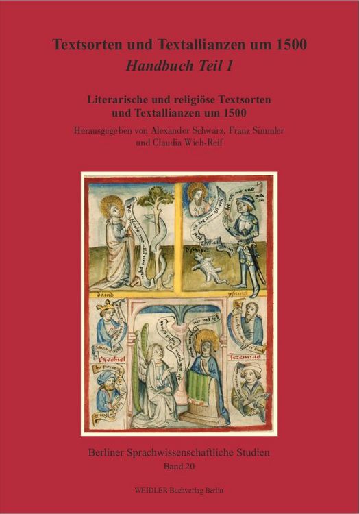 Produktbild: Textsorten und Textallianzen um 1500: Handbuch Teil 1