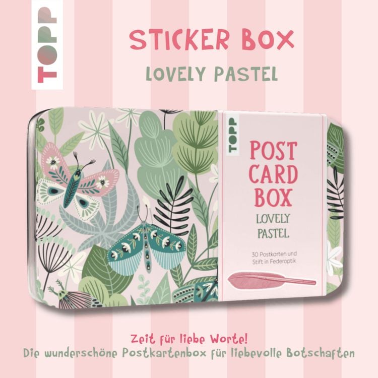 Produktbild: Postcard Box - Lovely Pastel