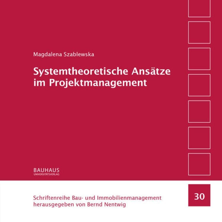 Produktbild: Systemtheoretische Ansätze im Projektmanagement