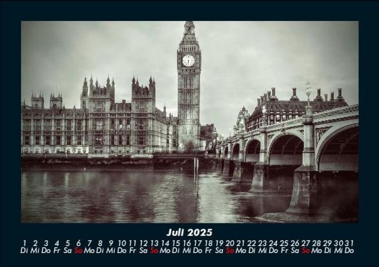 Produktbild: London 2025 Fotokalender DIN A5