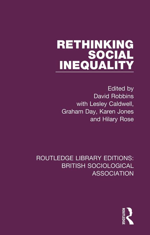 Produktbild: Rethinking Social Inequality