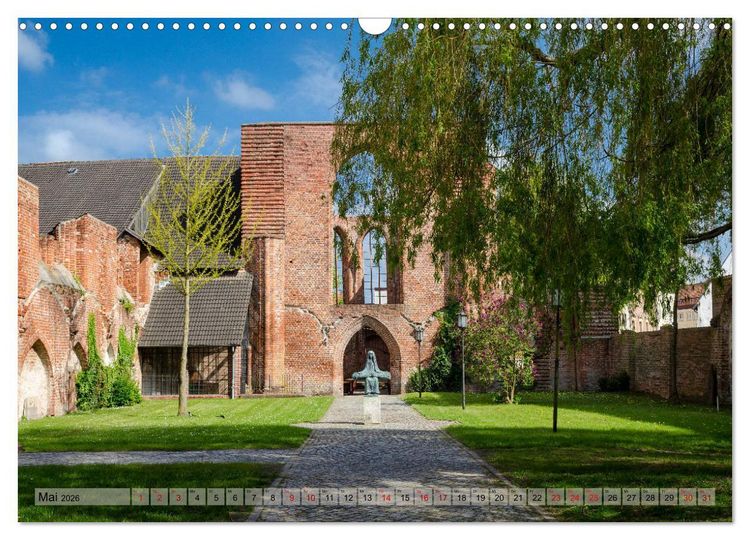 Produktbild: Ein Bummel durch die Hansestadt Stralsund (Wandkalender 2026 DIN A3 quer), CALVENDO Monatskalender