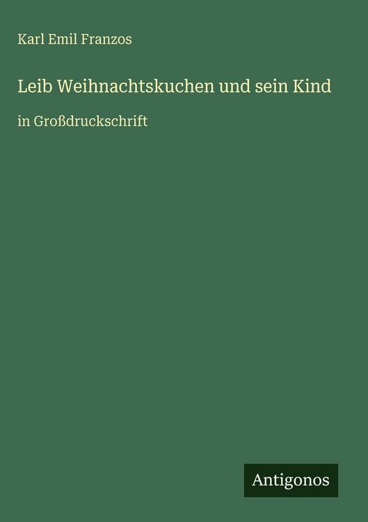 Produktbild: Leib Weihnachtskuchen und sein Kind